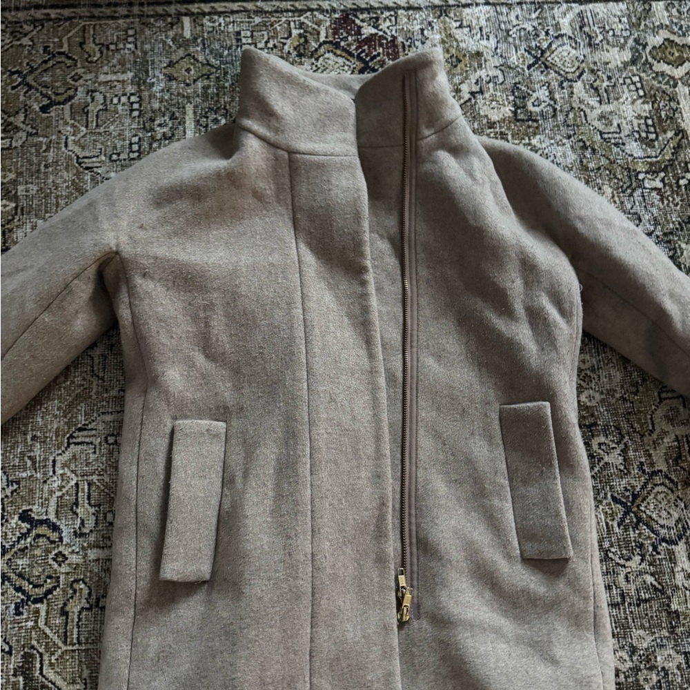 J. Crew Taupe Trench Coat